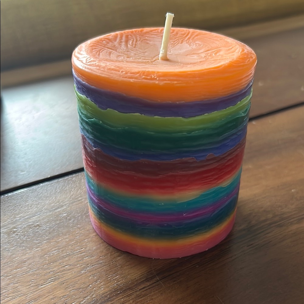 Rainbow Candle